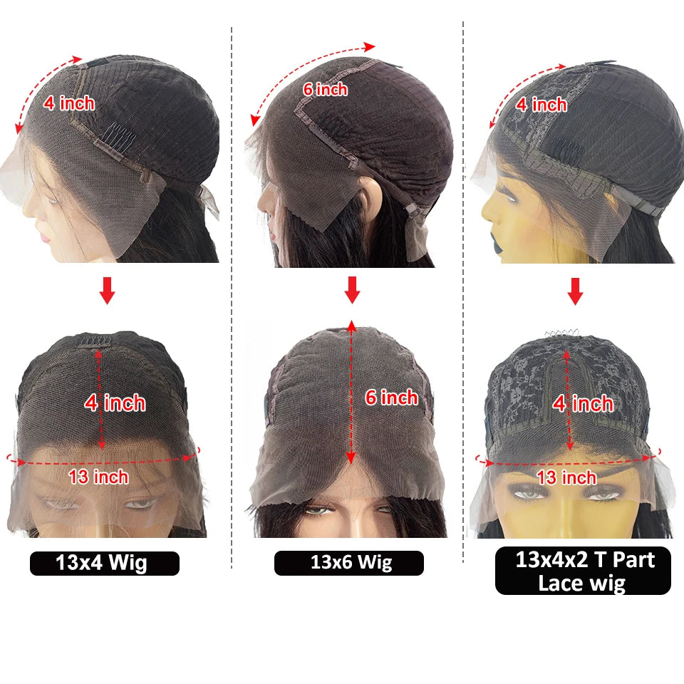 #4/613 Blonde Short Bob Human Hair Wigs For Women 13x6 Lace Wig Human Hair 13x4 Transparent Lace Wig Ombre Honey Blonde Wig 180%