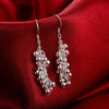 925 Sterling Silver elegant Grape beads Bracelet necklace earrings Jewelry set for women Fashion Party wedding accessories Gifts