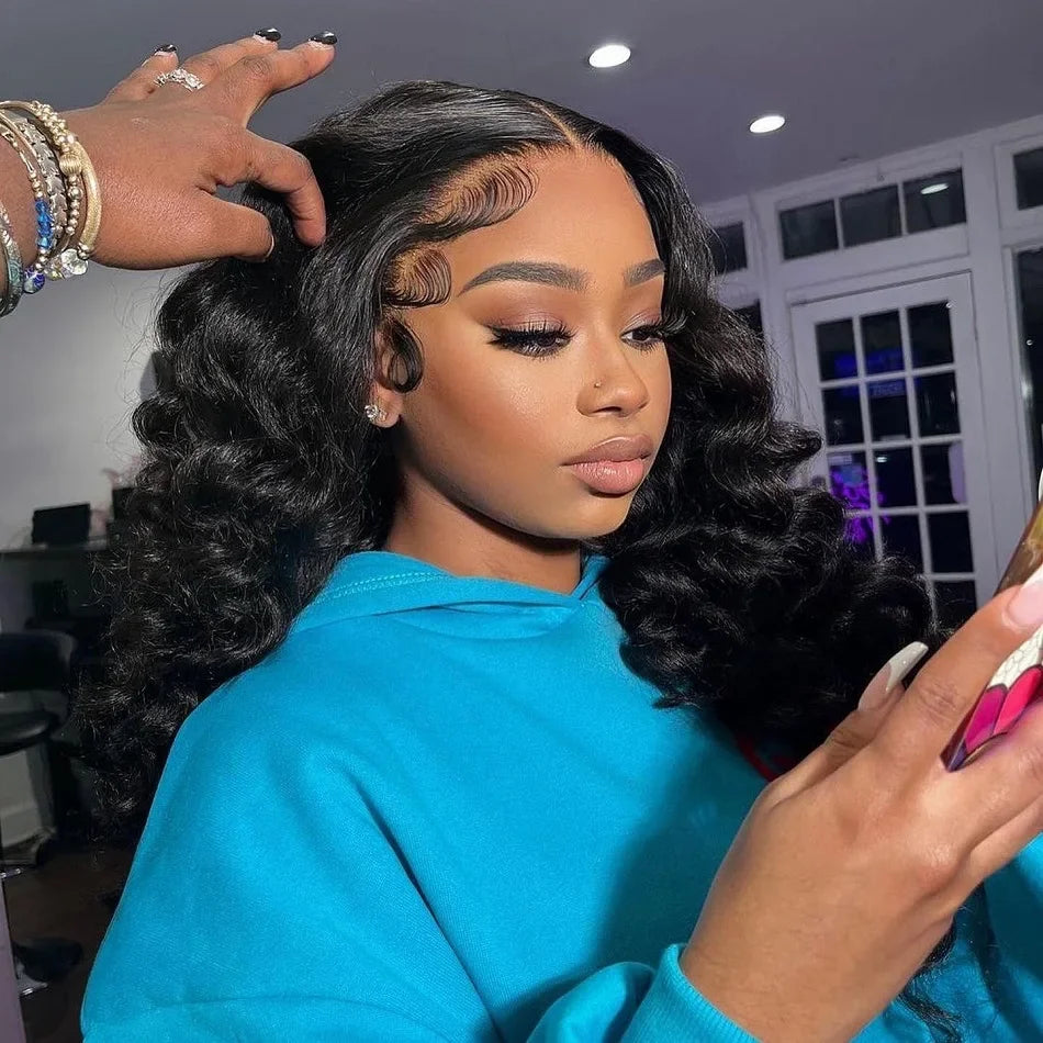 30 40 Inch Loose Deep Wave 13x6 HD Lace Frontal Human Hair Wig Brazilian 13x4 Curly Human Hair Lace Front Wigs Pre Plucked 250%