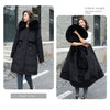 Winter Parka 2024 New Women Jacket Clothes Long Coat Wool Liner Hooded Jacket Fur Collar Thick Warm Snow Wear Fashion Parka