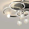 Modern Minimalist LED Ceiling Light Personalized Creative Ring Living Room Lights Gold Atmosphere Bedroom Study Chandelier