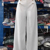 Summer Pants Women Button Decor High Waist Wide Leg Pants Elegant Loose Trousers Korean Fashion Streetwear