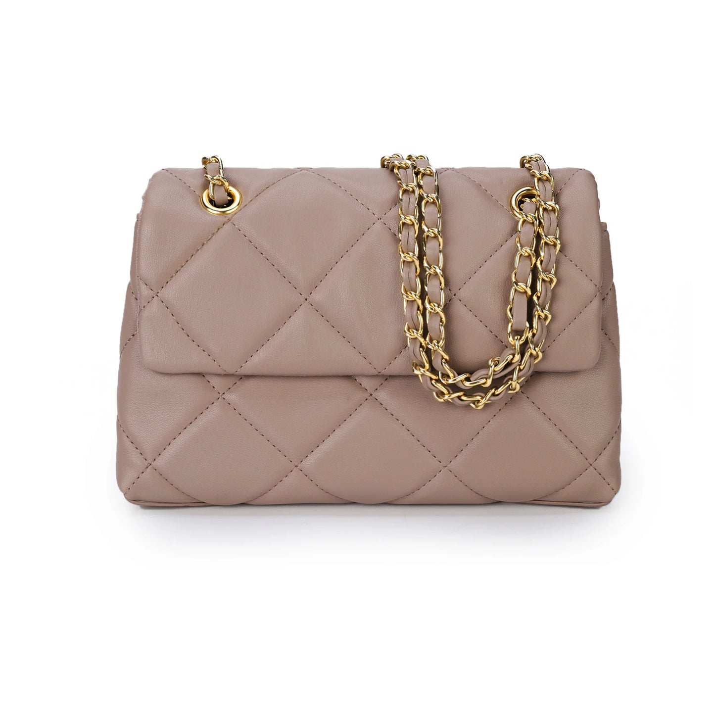 Mobile Phone Shoulder Bag Women's Quilted Handbag Crossbody Bags Vegan Leather Shoulder Bag with Card Slot Adjustable Removable