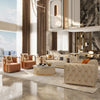 Elegant Luxury Modern Sofa Designs Royal Set Designer Leather Sofa Lounge Loveseat Divano Soggiorno Living Room Furniture