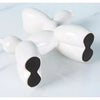 21cm Big Size Ceramic Balloon Dog Abstract Ornament Creative Sculpture Study Room Statue Home Office Accessories Decoration