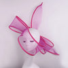 New Black Fascinator Wedding Pillbox Hat Women Elegant Fascinator Hats Hair Clip Church Ladies Party Headpiece Fashion Headwear