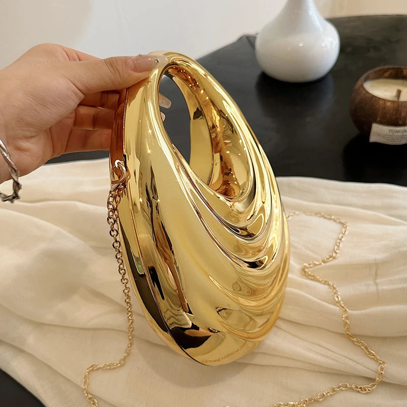 Acrylic Evening Clutch Bag Women Luxury Shoulder Bag Handbag And Crossbody Bags Fashion Party Prom Wedding Shiny Design Purse