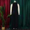 C8604 Foreign Trade Women's Fashionable Sexy Chain Collar Wide Leg African Jumpsuit Casual Style Long Dress For Ladies