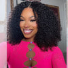 100% Glueless Wigs Human Hair Wigs Ready To Wear Bleached Knots 6x4 Pre Cut HD Transparent Wear And Go Wigs Kinky Curly 210%