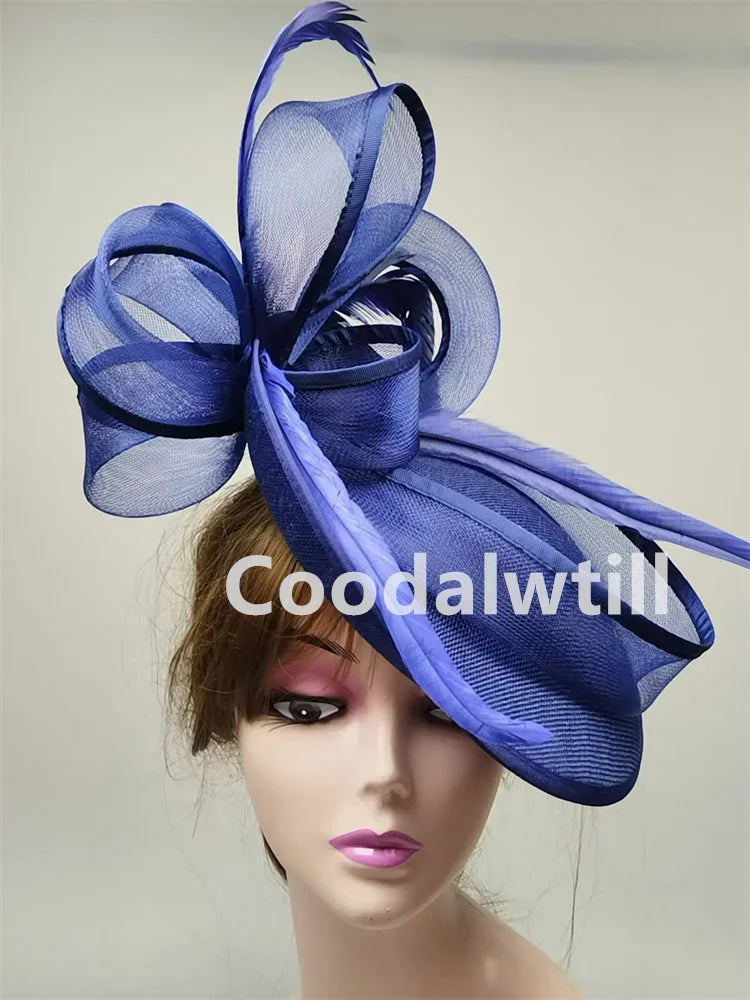 Mesh Fascinator Headpiece Women Formal Event Derby Headpiece Ladies Eleagnt Mariage Millinery Cap Fashion Wedding Fascinator Hat