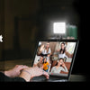 LED Selfie Light 60 High-quality LED Beads 2200mAh Rechargeable CRI 97+, 7 Light Modes Portable on Light for Phone/Tablet/Laptop