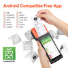 Handheld Commercial PDA Android 8.1/13 Bulit-in 58mm Thermal Receipt Printer NFC Optional for Cafeteria WIFI Bluetooth Connect