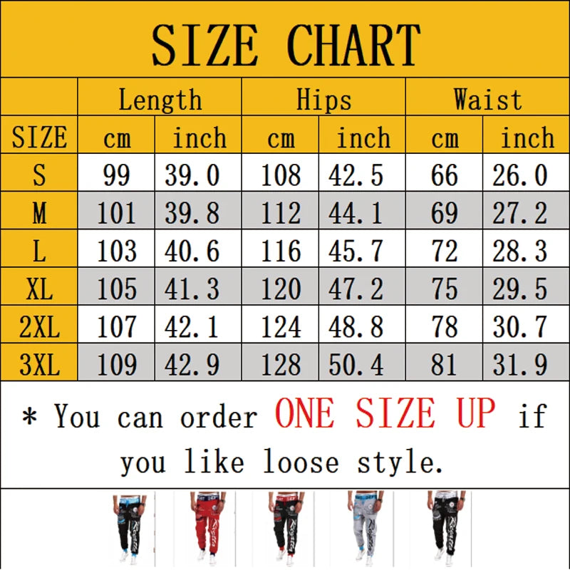 Letter Graphic Print Sweatpants for Men Hip Hop Joggers Sports Athletic Pants for Workout Casual Elastic Waist Lounge Trousers