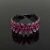 Fashion Crystal Rhinestone Hairpin Bun Hair Claw Clips Ponytail Buckle Flower Hair Clip Wedding Barrettes Valentine's Day Gift
