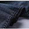 Wthinlee New Business Men's Jeans Casual Straight Stretch Fashion Classic Blue Black Work Denim Trousers Male Brand Clothing