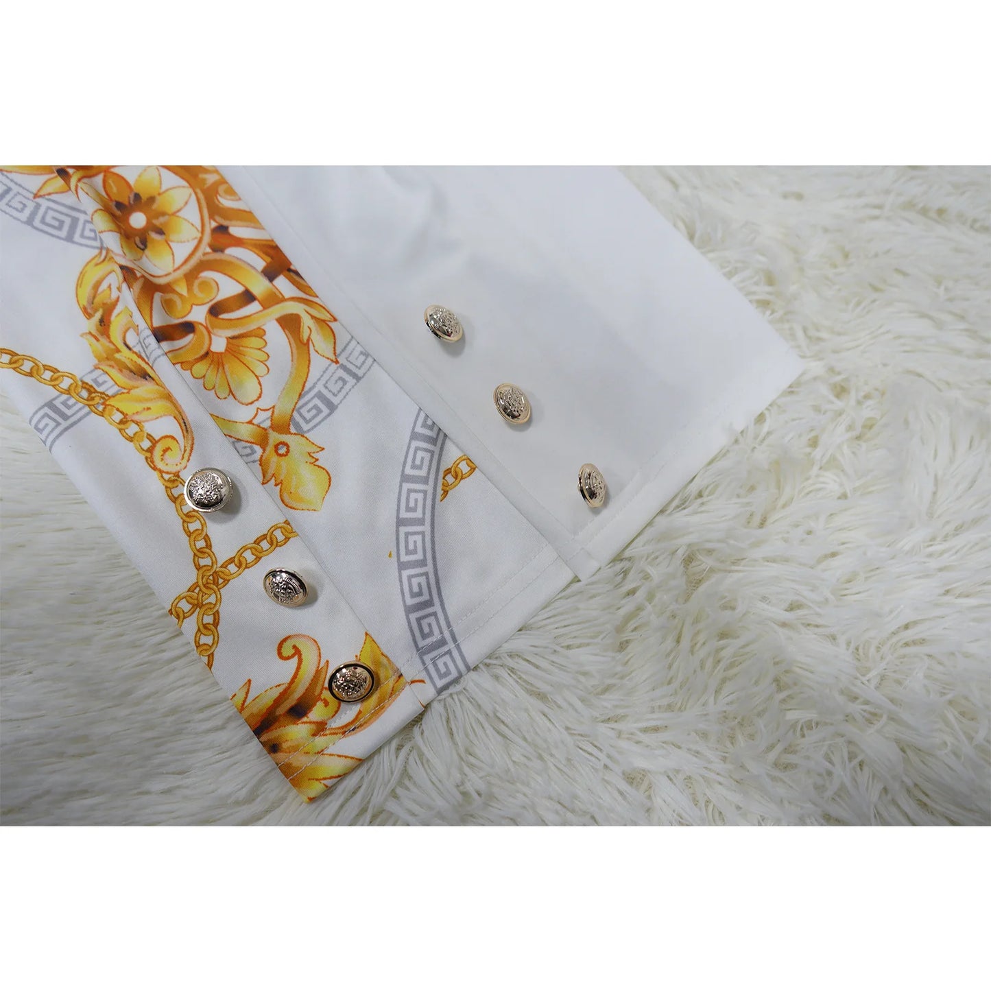 2024 Women Formal Jacket & Trousers Office Lady Outfits Autumn Women Two Pieces Set Print Blazer Coat & Pants Suit Sets Female