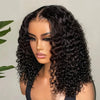 Curly Short Bob 200% HD 13X4 Lace Frontal 100% Natural Human Hair Wigs Deep Water Wave 13X4 Lace Front Wig 4x4 Closure For Women