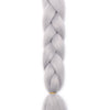 S-noilite Box Braiding Hair Pre Stretched Ombre Jumbo Braids Synthetic Braiding Hair Red Pink Blue Gray 24 Inch Hair Extensions