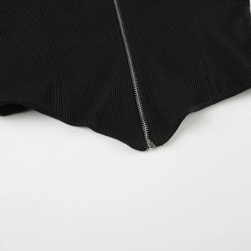 BIIKPIIK Fur Collar Hooded Women Coats Casual Zipper Slim Hoodies Simple All-match Black Harajuku Coat Autumn Winter Sweatshirts