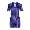 Women's V Neck Casual Jumpsuit One Piece Tight Short Rompers Sports Clothes Baseball Letter Print Summer Outfit New Fashion 2023