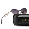 GCV Brand new Women 2 In 1 Polarized Sunglasses Anti blue light glasses butterfly frame multifunctional Medical applicability