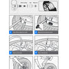 E-ACE Solar Power TPMS Car Tire Pressure Alarm Monitor System Auto Security Alarm Systems Tyre Pressure Temperature Warning