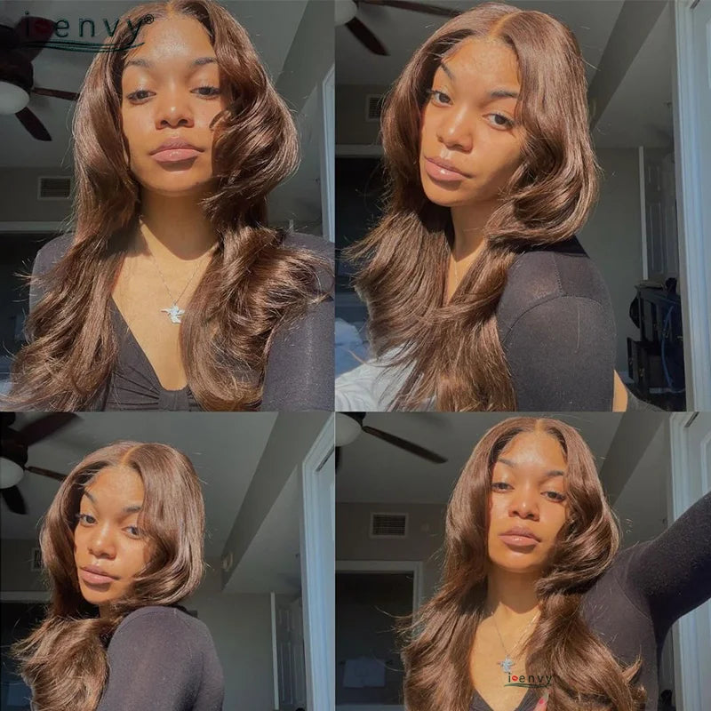 13X6 Ginger Blonde Lace Front Human Hair Wigs Red Burgundy 13x4 Body Wave Transparent HD Lace Frontal Wig Brown Lace Front Wig