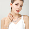 18K Gold/Silver Color 6mm Full Sideways Necklace 8/18/20/24 Inch Chain For Woman Men Fashion Wedding Engagement Jewelry