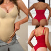 Sexy Sleeveless Bodycon Jumpsuit Women Fashion Camisole Top Abdomen Control Bodysuit Party Hotel Streetwear Outerwear Shapewear
