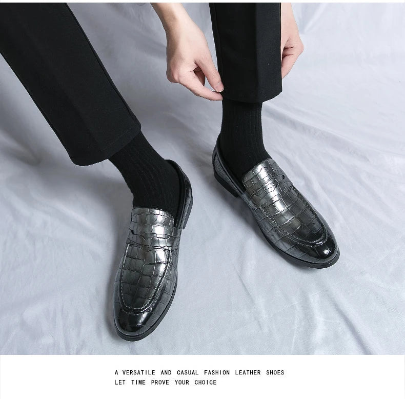 High Quality Leather Shoes Men British Style Wedding Business Brogue Shoes For Men Size 48 Men's Dress Shoes Formal Leather Male