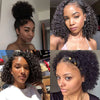 Mongolian Afro Kinky Curly Bundles Human Hair Afro Kinky Bulk Human Hair Unprocessed Virgin Hair Bundles for Women Natural Black