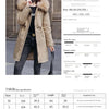 Winter Parka 2024 New Women Jacket Clothes Long Coat Wool Liner Hooded Jacket Fur Collar Thick Warm Snow Wear Fashion Parka