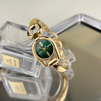 Minimalist Niche Women's Quartz Wrist Watches Stainless Steel Strap Small Dial Fashionable Exquisite Quartz Watch for Women