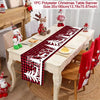 Christmas Table Runner Merry Christmas Decoration for Home Table 2024 Xmas Ornament Navidad Notal Noel Happy New Year Gifts 2025