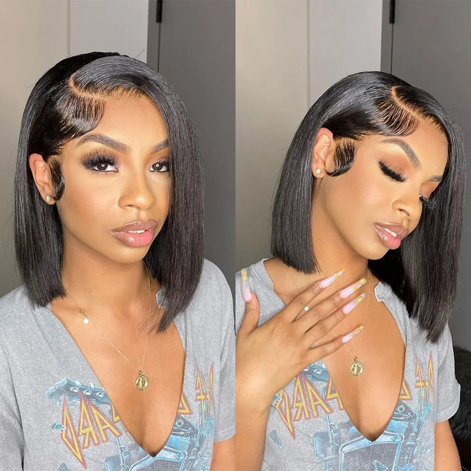 Wholesale Short Human Hair Weave Bone Straight Brazilian Virgin Human Hair Bundles Natural Color Hair Extensions 100 Gram Cheap