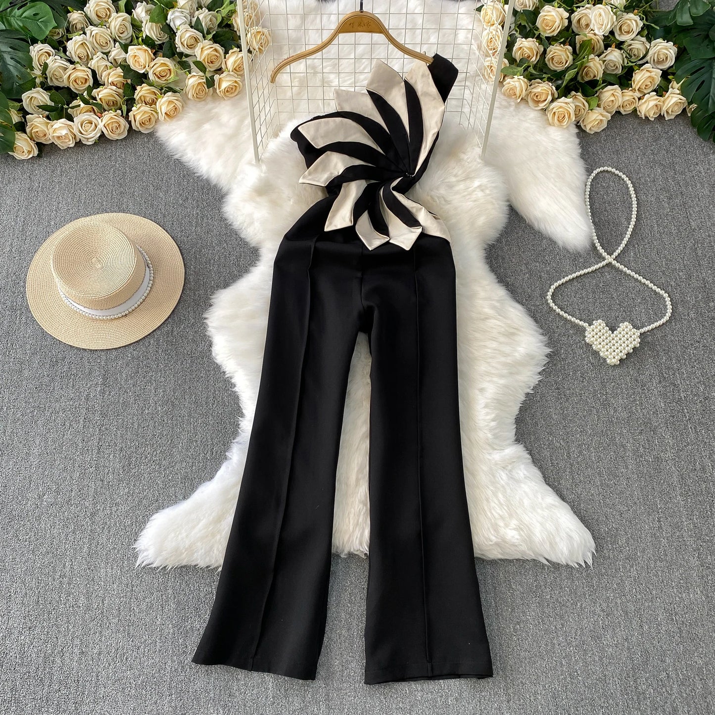 Women Sexy Slim floral Bodysuit Chic Fashion Elastic Bodycon Jumpsuits Elegant Gothic Rompers ceremony dresses