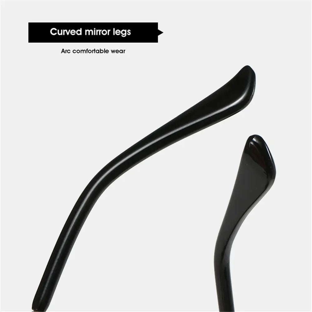 Novel Rimless Maple Leaf Shape Metal Sunglasses for Women Party Decorative Sun Glasses Men Unique Street Catwalk Prom Eyewear