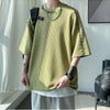 Men Summer Quality T Shirts Manual Suture Harajuku Casual Tshirt For Male 2023 New Neutral Oversize Tees Short Sleeve Tops