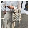 New Fashion Luxury Design Tote Bags for Women Handbags Ladies Shoulder Bags Trending Lingge Chain Crossbody Bag and Purse