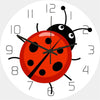 Funny Frog Acrylic Wall Clock Beach Starfish Record Marble Cat Retro Wall Decoration Clocks for Living Room Bedroom Office Home
