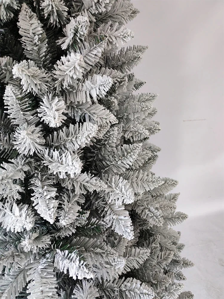 Artificial PVC Christmas Tree with Snow Pine Cones and LED Lights for  Christmas Home Decoration Christmas Tree