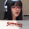 New Y2K Style Retro Blue Green Square Small Frame Glasses Frame Women's Anti Blue Light Glasses 2024 Fashion Eyeglasses Frame