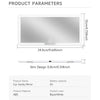 Car Interior Mirrors Sun Visor Plate LED HD Makeup Mirror for Girls Women Rechargeable Fill Light Universal Thin Vanity Mirror