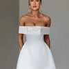 Mozision Off-shoulder Sequins Strapless Sexy Mini Dress Women Fashion Sleeveless Backless Sparkle High Waist Club Sexy Dress