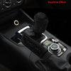 Car Supplies Flash Diamond Encrusted Plush Leather Cloth Art Breathable Handbrake Set File Handle Set GM Interior Supplies