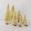 5/8pcs Mini Christmas Trees Small Artificial Christmas Tree Ornament Cedar Pine Sisal Tabletop Merry Christmas Party Decoration