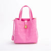 Seasonal New Solid Color Minimalist Women's Handbag Metal Buckle Accessories Exquisite and Versatile