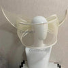 White Net Wedding Fascinator Elegant Hat Women Kentucky Derby Race Headpiece Fashion Party Mesh Chapeau Cap For Ladies Event