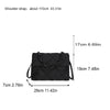 Acrylic Chain Crossbody Square Bags Casual Flap Women Commute Bags Quilted All-match Winter Large Capacity for Girls Shopping