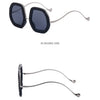 Oversized Luxury Diamond Shiny Sunglasses Women Irregular Round Crystal Sun Glasses Men UV400 Shades Eyewear Polygonal Sunglass